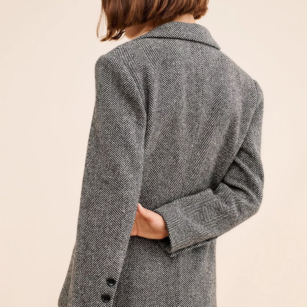 Line + Dot Wool Blend Twofer Blazer
